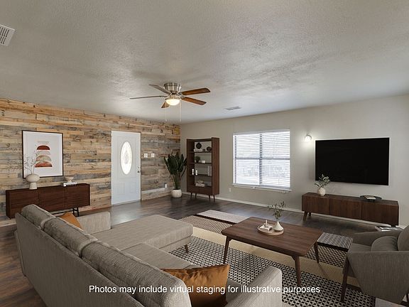 Virtually Staging for illustrative purposes