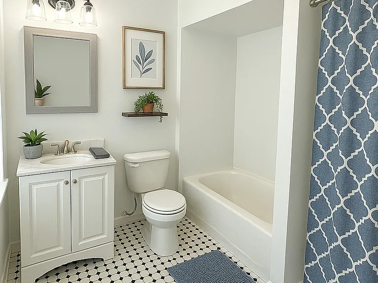 Master bedroom ensuite bathroom