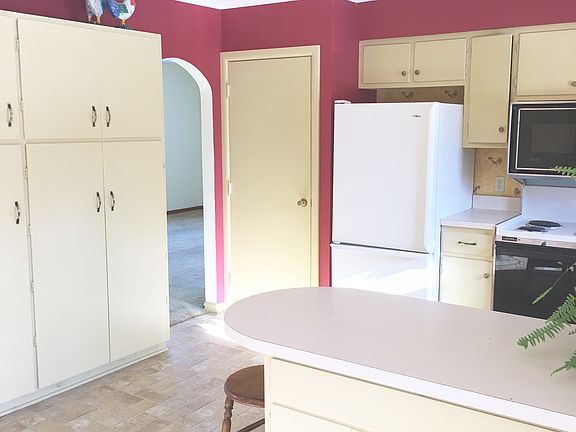 Large kitchen with pantry