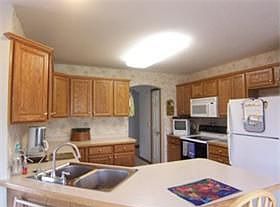 large open kitchen