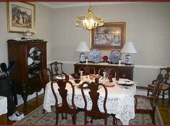 Elegant separate dining room for entertaining...