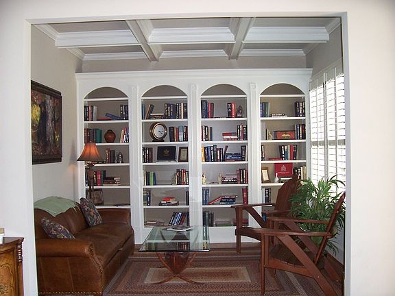 Library at Front of Home