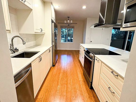 Updated kitchen with bamboo flooring