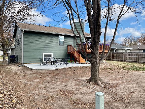 Large backyard