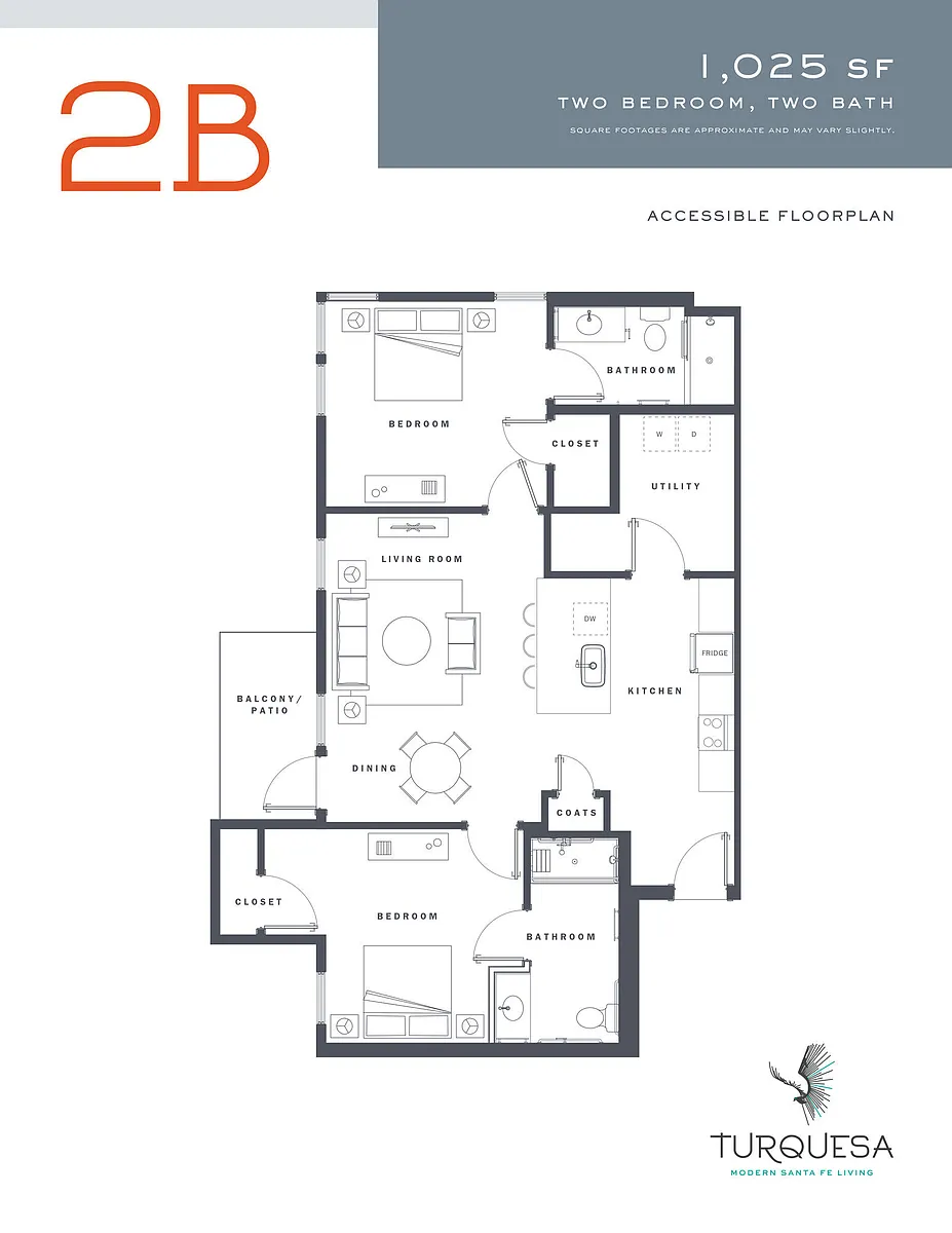 Floor plan 2B-HC