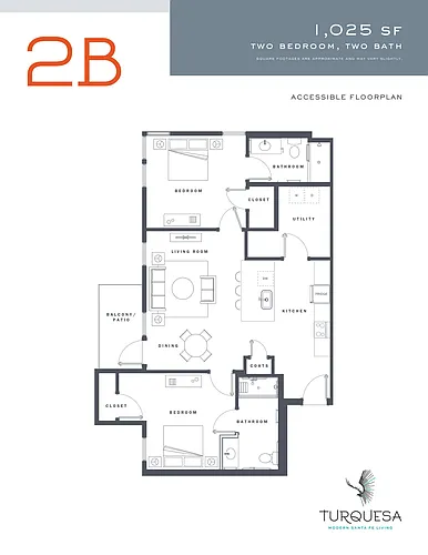 Floor plan 2B-HC