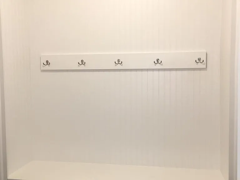 Bench with cubbies