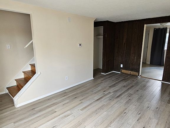 Living Room with new floor