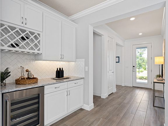 Wine Rack Beverage Area