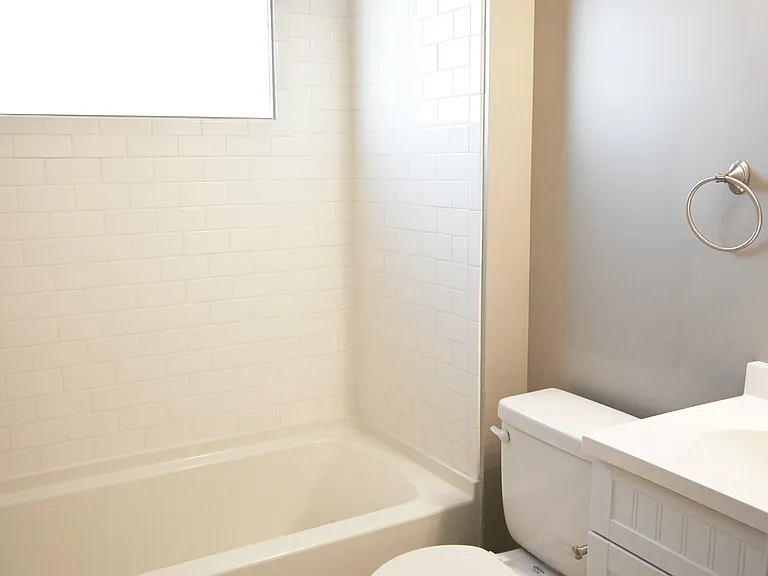 Bathroom in a unit at Slips at Blackstone.