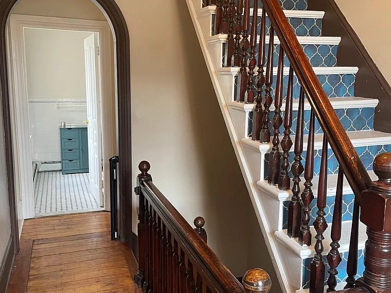 Stairs and Entryway - Townhouse is the 2nd and 3rd floors
