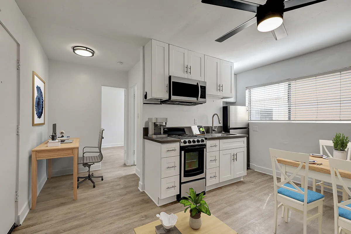Smartly designed floor plan makes the most of every inch, with a hallway ideal for a desk, console, or extra storage.
(Example of a 2nd & 3rd floor unit) - Casa Linda