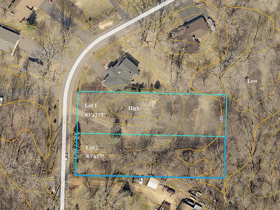 County Survey View for 2 lot
