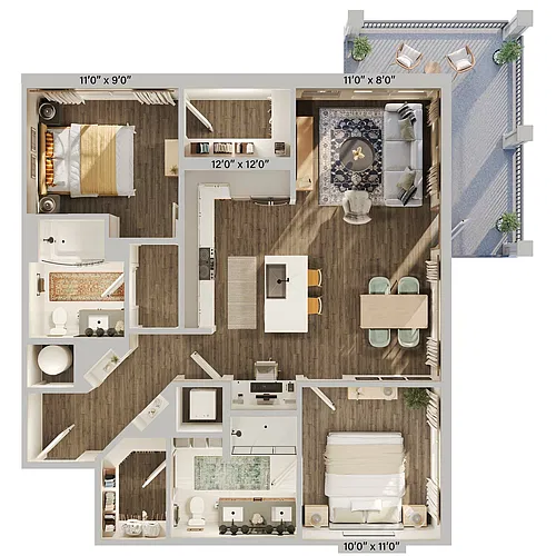 Floor plan B2