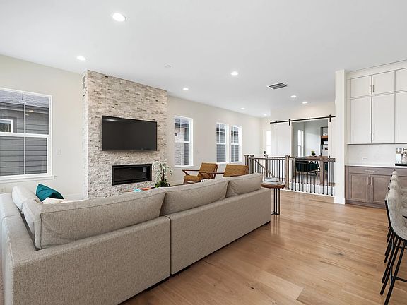 Homesite 58 Great Room - Virtually Staged