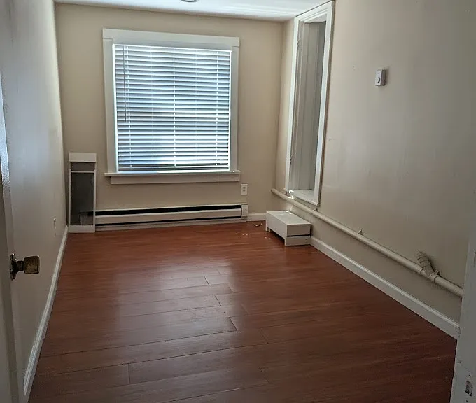 Primary bathroom with big walk in closet