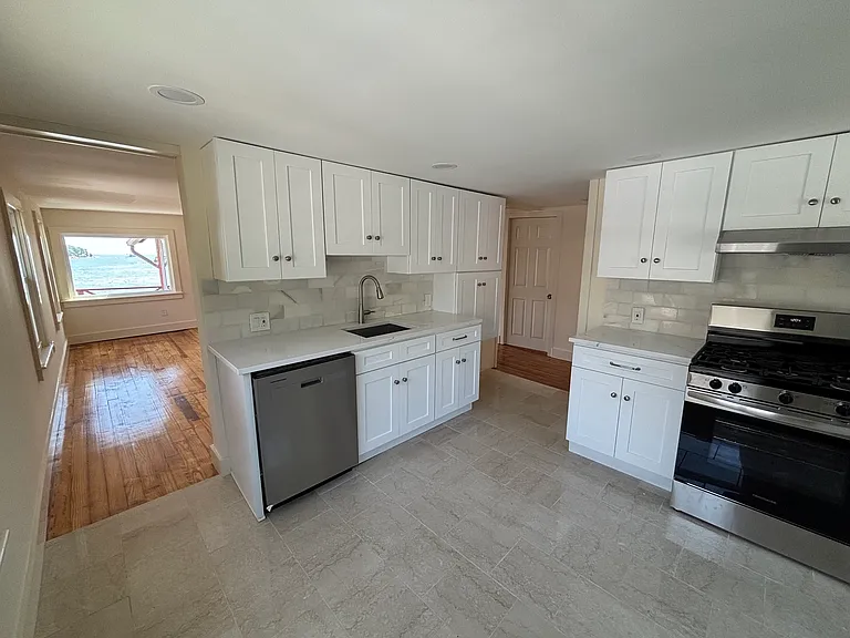 Renovated Kitchen With Water Views