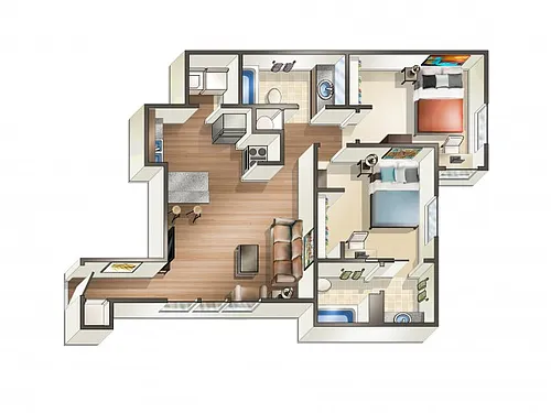 Floor plan B1 Floor Plan