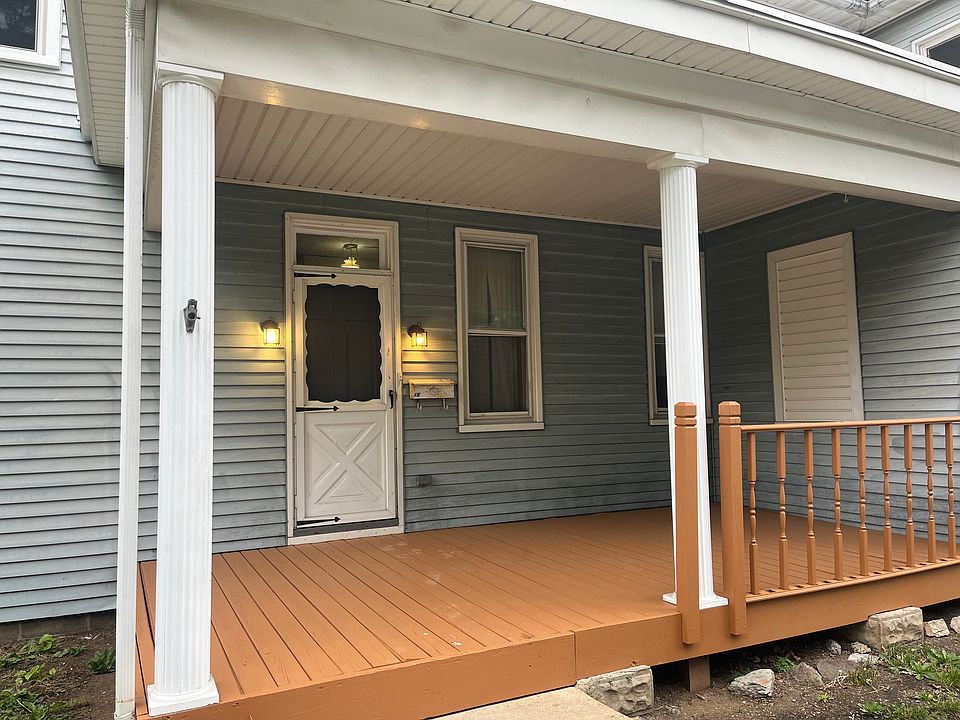 Front door, private deck