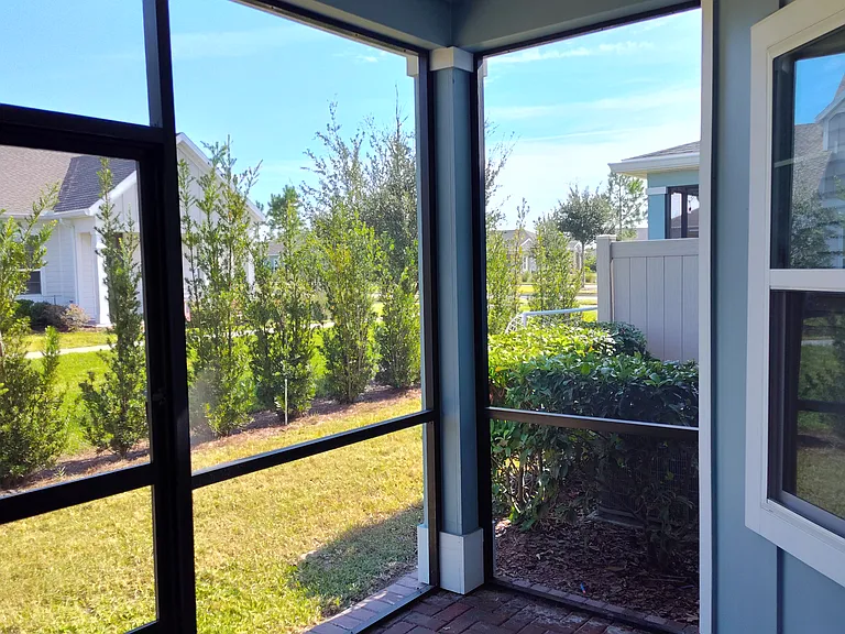 Screen Lanai looking east