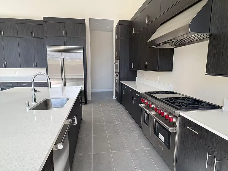 kitchen with Sub-Zero refrigerator