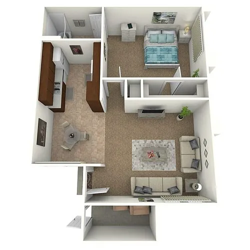 Floor plan 1 Bedroom
