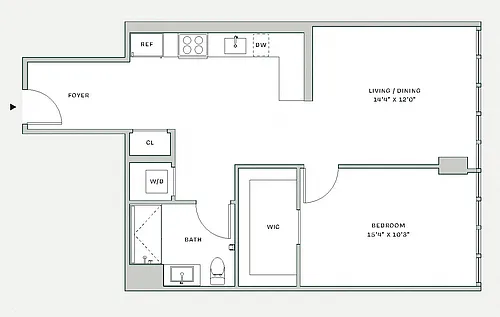 Floor plan A1L