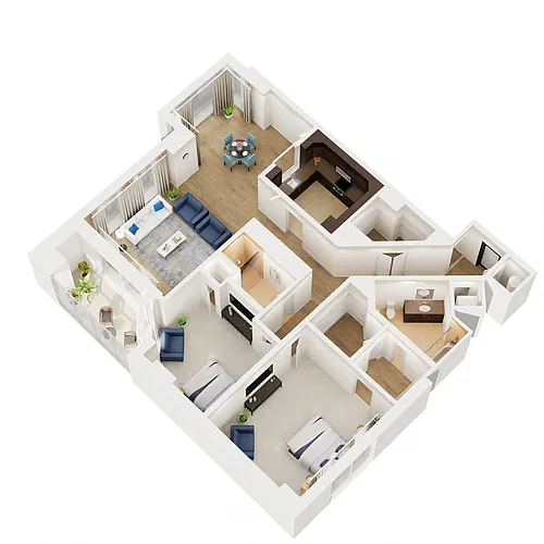 Floor plan B3