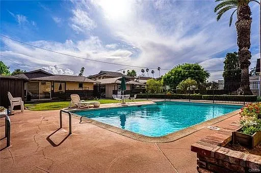 Pool Area prior to the furniture upgrade