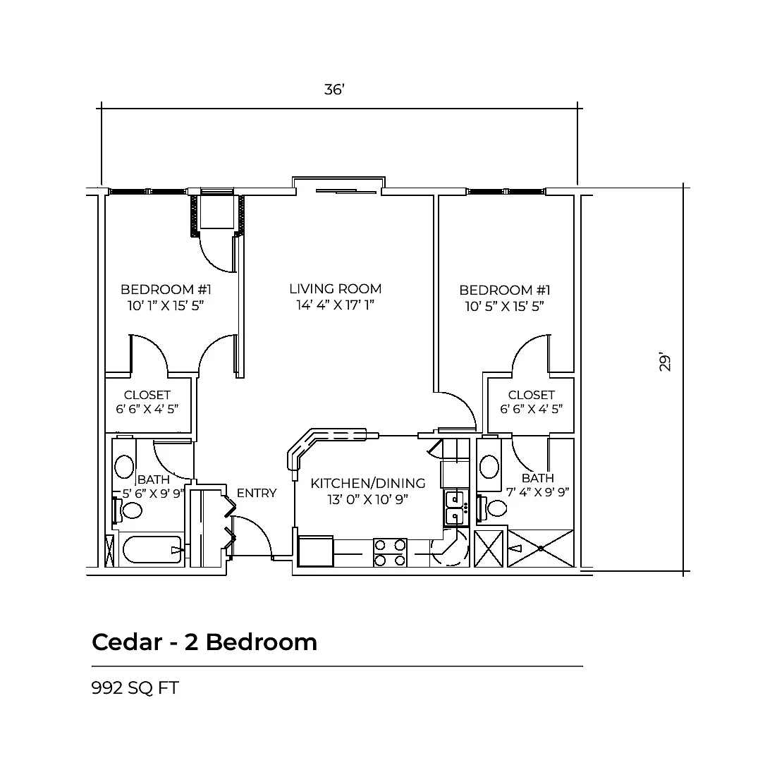 Floor plan Cedar