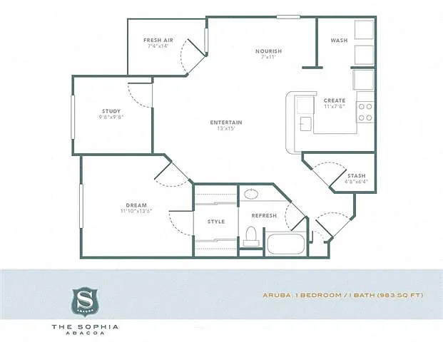 Floor plan Aruba