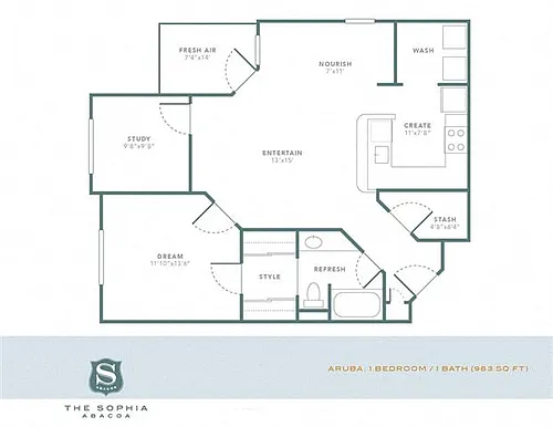 Floor plan Aruba