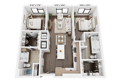 Floor plan B1