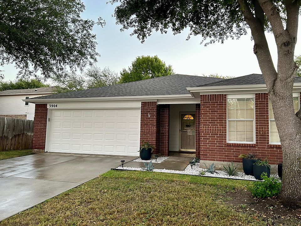 Front of the house with new landscaping.