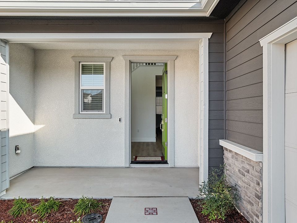 Front door and porch