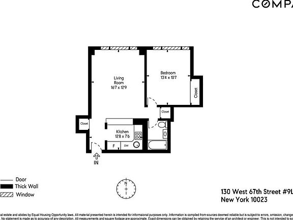2nd image of 130 W 67th St APT 9L