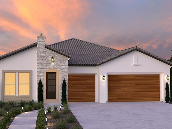 Modern Spanish with Stone Exterior