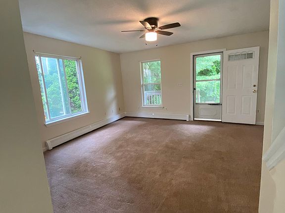 Living room with small private deck