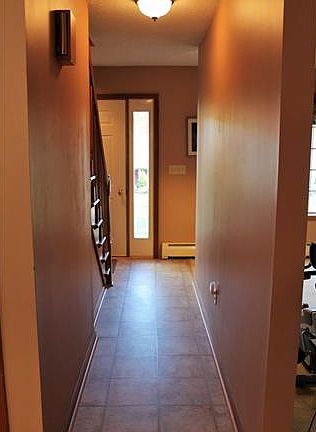 Center hallway to kitchen.