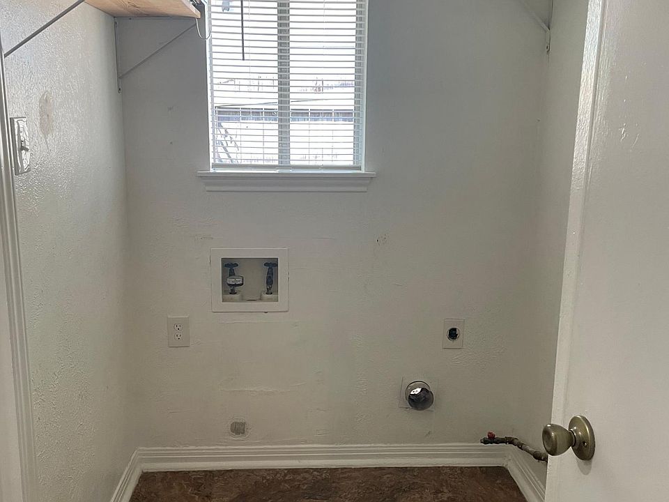 Washer / Dryer Connections inside.