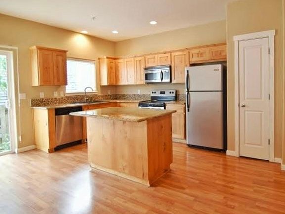 kitchen and dining area