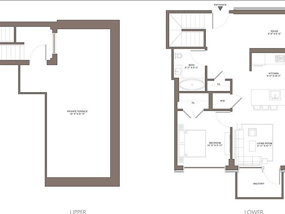 2nd image of 101 Macombs Pl Penthouse A