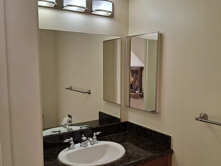 Downstairs half bath/powder room