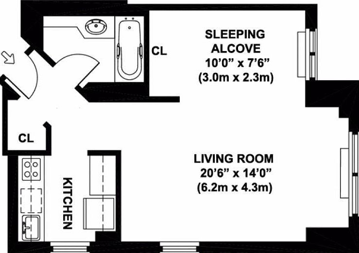 2nd image of 145 E 48th St APT 14G