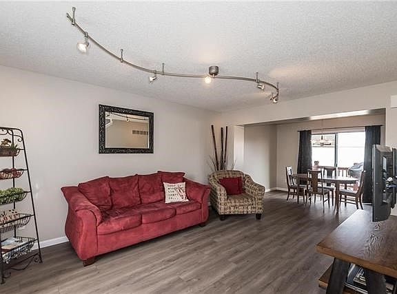Living Room with all new floors throughout the main level.