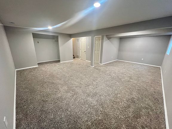 Finished basement bedroom