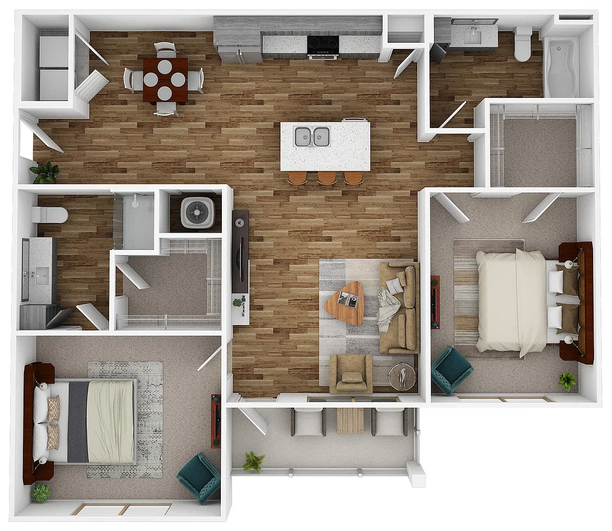 Floor plan Riverside
