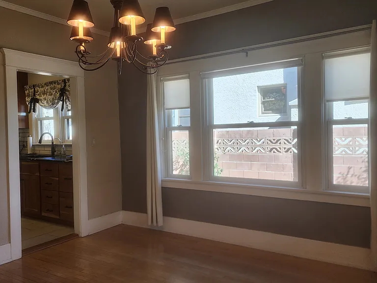 Dining room view 2 to kitchen