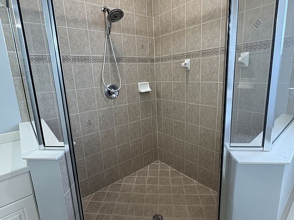 Master shower