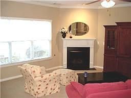 The family room has a great surround sound system (included).